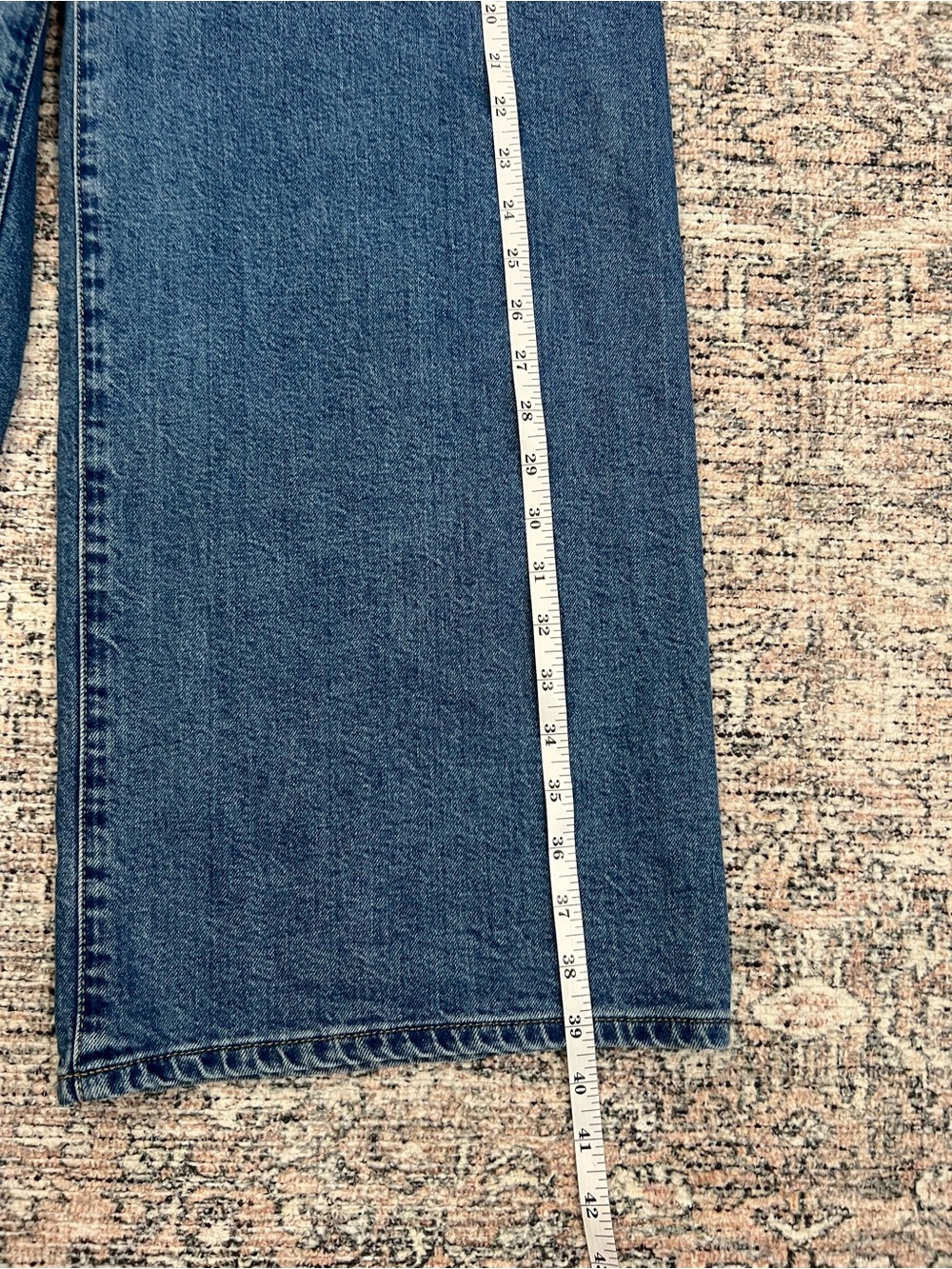 Women's Wide-Leg Denim Overalls - Blue - Picture 5 of 14